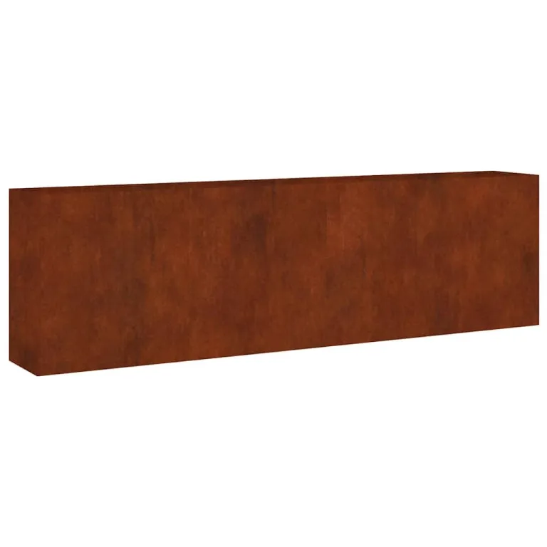 vidaXL Hochbeet, Pflanzkübel Gartenbeet für Garten Balkon Terrasse, Pflanzkasten Blumenkasten zum Selber Bauen, Pflanzbeet Gemüsebeet aus Metall, Cortenstahl – Bild 8