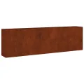 vidaXL Hochbeet, Pflanzkübel Gartenbeet für Garten Balkon Terrasse, Pflanzkasten Blumenkasten zum Selber Bauen, Pflanzbeet Gemüsebeet aus Metall, Cortenstahl - Thumbnail 8