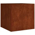 vidaXL Hochbeet, Pflanzkübel Gartenbeet für Garten Balkon Terrasse, Pflanzkasten Blumenkasten zum Selber Bauen, Pflanzbeet Gemüsebeet aus Metall, Cortenstahl - Thumbnail 10