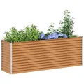 vidaXL Garten-Hochbeet 291 x 50 x 36 cm Cortenstahl - Thumbnail 10