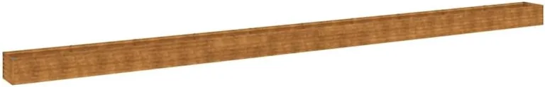 vidaXL Hochbeet, Wetterfest Pflanzkasten mit viel Platz, Pflanzkübel Blumenkasten für Balkon Garten, Blumenkübel Gemüsebeet, 960x50x36 cm Cortenstahl