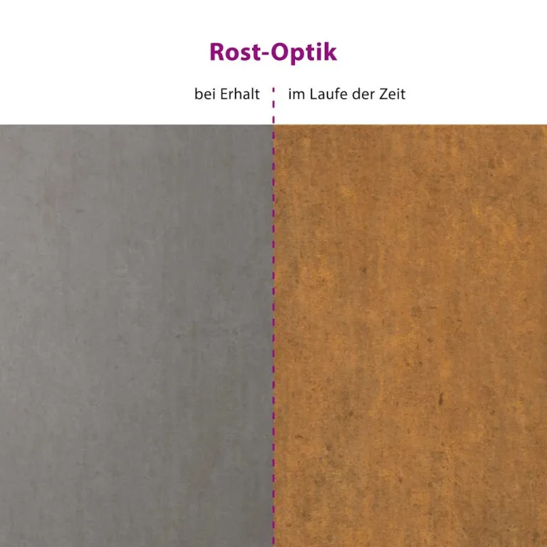 vidaXL Garten-Hochbeet 482 x 50 x 69 cm Cortenstahl – Bild 5