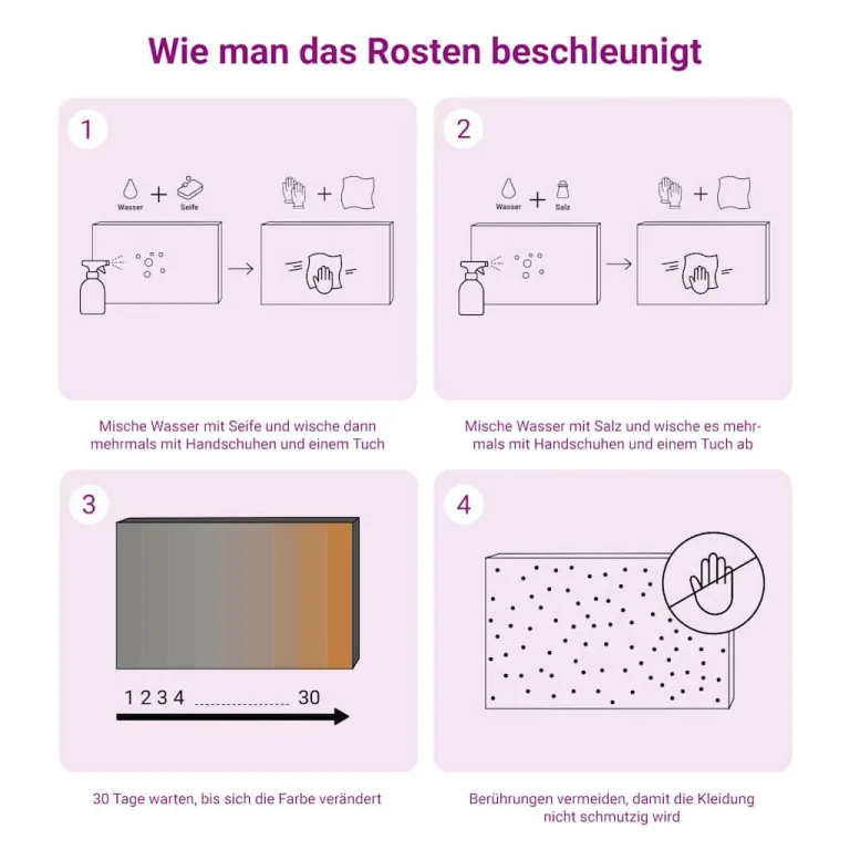 vidaXL Hochbeet, Wetterfest Pflanzkasten mit viel Platz, Pflanzkübel Blumenkasten für Balkon Garten, Blumenkübel Gemüsebeet, 770x50x36 cm Cortenstahl – Bild 6