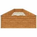 vidaXL Hochbeet, Wetterfest Pflanzkasten mit viel Platz, Pflanzkübel Blumenkasten für Balkon Garten, Blumenkübel Gemüsebeet, 770x100x36 cm Cortenstahl - Thumbnail 9