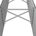 vidaXL Hochbeet, Wetterfestes Hochbeet für Garten Balkon Terrasse, Kräuterhochbeet zum Selber Bauen, Pflanzkasten aus Metall, Verzinkter Stahl Anthrazit - Thumbnail 4