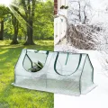 WOLTU Foliengewächshaus Frühbeet, kleines Gewächshaus Balkon, Tomatengewächshaus, mit aufrollbaren Fenstern, 4 Heringe, 140g/m2 PE, Metallrahmen, 120x60x60cm, Weiß - Thumbnail 5