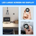 Digital Hygrometer Thermometer für Innenräume: Nizirioo 6 Pack LCD Mini Luftfeuchtigkeitsmesser, ℃/℉ Raumthermometer Mini Hygrometer für Gewächshaus Keller Babyzimmer, Schwarz Rund - Thumbnail 3