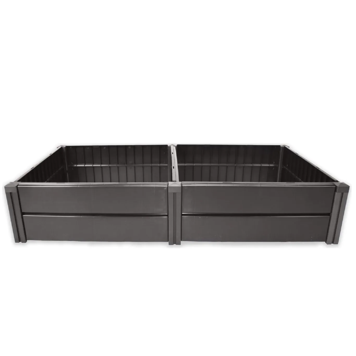 KHW | Hochwertiges Hochbeet | Demeter L | platzsparend | 158 × 82 × 31 cm - 336 Liter | ideal für Urbane Gärten | nachhaltiges Gärtnern | fördert gesunde Ernten | Made in Germany - Bild 1