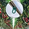 com-four® 100x Gewächshausclips - Aufhängevorrichtungen für Gewächshaus und Wintergarten - Ösen für Gewächshausschienen - Rankhilfeclips stake Clips mit hoher Tragkraft (100 Clips - grün) - Thumbnail 2