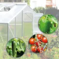 com-four® 100x Gewächshausclips - Aufhängevorrichtungen für Gewächshaus und Wintergarten - Ösen für Gewächshausschienen - Rankhilfeclips stake Clips mit hoher Tragkraft (100 Clips - grün) - Thumbnail 5