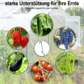 com-four® 120x Rispenhaken, Tomatenhaken, Pflanzenklemmen J-Haken - Rankhilfen für Kletterpflanzen - Pflanzenhaken für Rankgewächse - Stützklammern für Tomaten, Pflanzenclips, Tomatenclips - Thumbnail 4