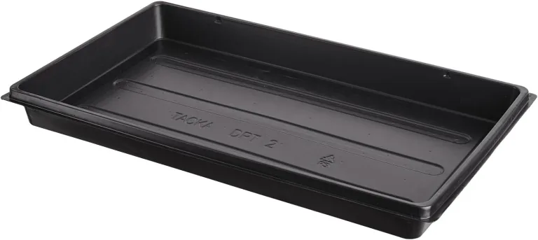 Gewächshaus-Wanne 52,5x31,5x5 cm, 1 Stück, Pflanzschale Kunststoff, Transportschale, Anzuchtschalen ohne Bodenlöcher - Ideal für Pflanzen, Anzuchten, Garten – Bild 1