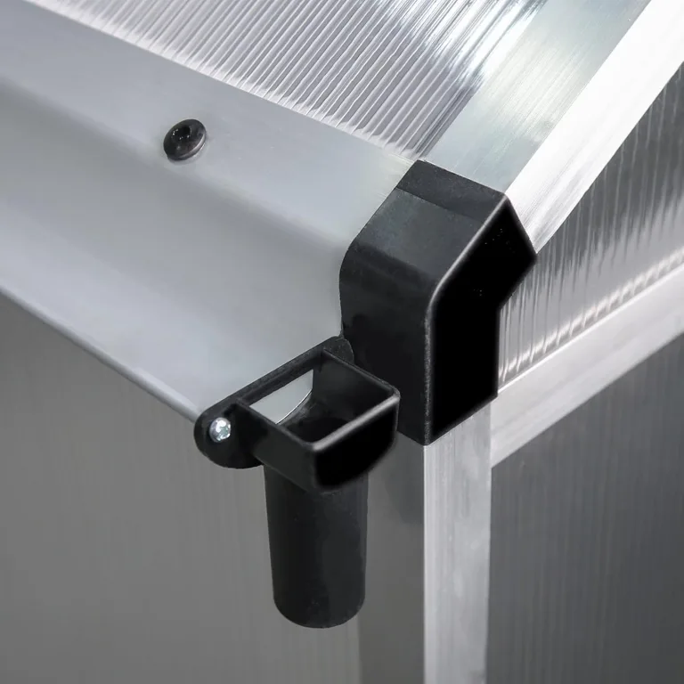 Aluminium Gewächshaus für den Garten 7,2m² inklusive 301 x 238cm Fundament vielseitig nutzbar als Treibhaus,Frühbeet Aufzucht,Tomatenhaus und Pflanzenhaus – Bild 6