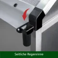 Aluminium Gewächshaus für den Garten 4,5m² inklusive 242 x 190cm Fundament vielseitig nutzbar als Treibhaus,Frühbeet Aufzucht,Tomatenhaus und Pflanzenhaus - Thumbnail 6