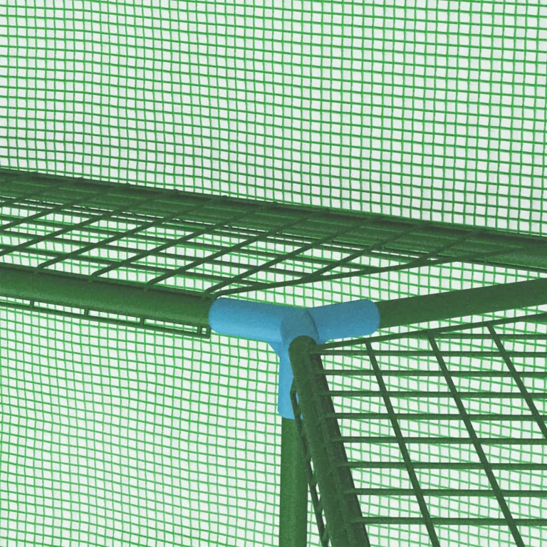ARKEM Gewächshaus mit Ablagen Stahl 227x223 cm ZimmergewäChshaus GewäChshaus Klein – Bild 5