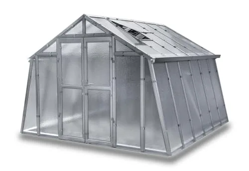 Gewächshaus Landhaus aus feuerverzinkten Stahlblechprofilen und Nörpelglas, Breite 3,03 m x Länge 4,52 m = 13,70 m² – Bild 10