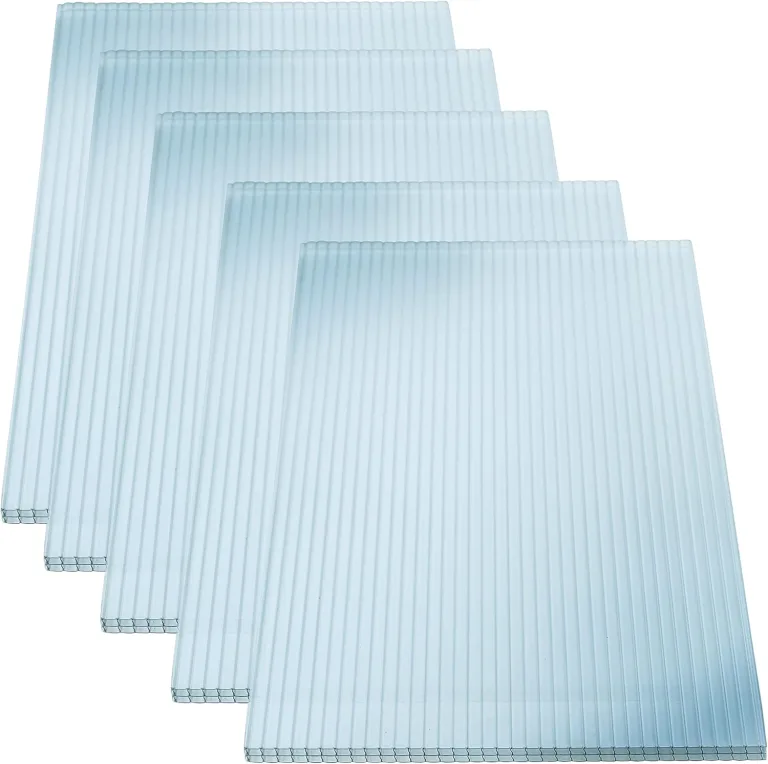 KAISER plastic® 4x Doppelstegplatten Polycarbonat 16/20-98x200 cm (7,84 m²) Klar & UV-beständig - Hohlkammerplatten Xtra Strong - Stegplatten für Dach, Gewächshaus, Carport – Bild 8