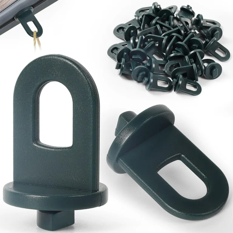 50x Gewächshausclips mit hoher Tragkraft, Stabile Pflanzenhalter, Aufhängevorrichtungen für Gewächshaus, Perfekte Ösen Rankhilfe Clips Kunststoff, für Ihr Gewächshaus und Paradies – Bild 1