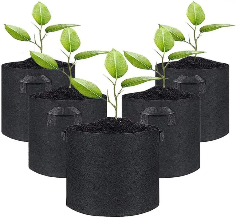 König Design 20x 10L Pflanzsack aus Vlies Stoff - 20er Set 10L Pflanztaschen aus 300 g/m² Filz & Vliesstoff - Pflanzgefäß Pflanzbeutel für Balkon Terrasse Gewächshaus & Garten – Bild 9