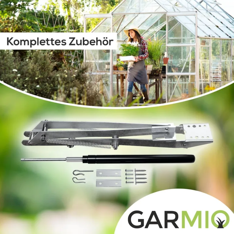 Automatischer Fensteröffner für Gewächshaus Zuchthaus Tomatenhaus Treibhaus Aufzucht Pflanzenhaus, Hubkraft 7 kg Hubhöhe max 45cm Fenster Temperaturbereich 15-25 °C – Bild 6