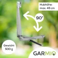 Automatischer Fensteröffner für Gewächshaus Zuchthaus Tomatenhaus Treibhaus Aufzucht Pflanzenhaus, Hubkraft 7 kg Hubhöhe max 45cm Fenster Temperaturbereich 15-25 °C - Thumbnail 4
