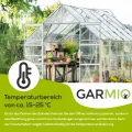 Automatischer Fensteröffner für Gewächshaus Zuchthaus Tomatenhaus Treibhaus Aufzucht Pflanzenhaus, Hubkraft 7 kg Hubhöhe max 45cm Fenster Temperaturbereich 15-25 °C - Thumbnail 5