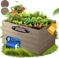 Hochbeet WPC EcoFusion 166x85x71cm – extrem Langlebig [Woody-Look] Komplettpaket mit vorgebohrten Löchern | Hochbeete für Garten Hochbeete-kit Bausatz - Thumbnail 8