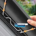 KESSER® 14x Polycarbonat Hohlkammerstegplatten 4mm | 10,25m² Doppelstegplatte - 60,5 x 121 | Stegplatten UV-beständig Für Gewächshaus Gartenbau Carports | 50xKlammern, 50xZ-Clips & 30xGewächshausclips - Thumbnail 7