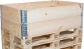 Holz Hochbeetrahmen Natur stapelbar - 120 x 80 cm - Hochbeet Stecksystem erweiterbar - Gemüsebeet Blumenbeet Frühbeet Palettenrahmen Stapelrahmen steckbar für den Außenbereich - Thumbnail 4