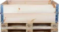 Holz Hochbeetrahmen Natur stapelbar - 120 x 80 cm - Hochbeet Stecksystem erweiterbar - Gemüsebeet Blumenbeet Frühbeet Palettenrahmen Stapelrahmen steckbar für den Außenbereich - Thumbnail 3