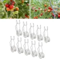 Fofetbfo 20 Stück Tomaten-Rollhaken, Pflanzenstützhaken mit 15,2 M Schnur, Gewächshaus-Tomaten-Rankklammern für Blumenkulturen - Thumbnail 5