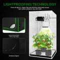 Grow-Zelt, hochreflektierendes 600D-Diamant-Mylar-Gewebe mit Beobachtungsfenster und Bodenschale für hydroponischen Indoor-Pflanzenanbau, 91,4 x 91,4 x 182,9 cm - Thumbnail 3
