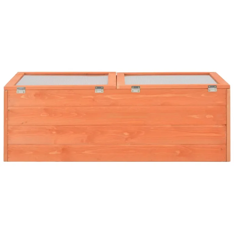 BaraSh Gewächshaus aus Holz, 100 x 50 x 34 cm, Mini-Gewächshaus für den urbanen Gemüsegarten – Bild 6