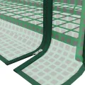 Outsunny Mini Gewächshaus Gartenregal für Garten, Balkon, Regal, Gewächshaus, 4 Ebenen, 90 x 49 x 160 cm, verzinkter Stahl, abnehmbare Plane, Polyethylen, hohe Dichte, Grün - Thumbnail 8
