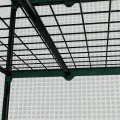 Outsunny Mini Gewächshaus Gartenregal für Garten, Balkon, Regal, Gewächshaus, 4 Ebenen, 90 x 49 x 160 cm, verzinkter Stahl, abnehmbare Plane, Polyethylen, hohe Dichte, Grün - Thumbnail 9