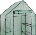 Escala Gewächshaus Treibhaus Glashaus Frühbeet (143 x 143 x 195 cm) Grün - Thumbnail 6