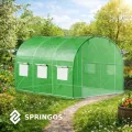Gewächshaus Klein Foliengewächshaus - Tomatenhaus mit robuster Gewächshaus Folie | Balkon Gewächshaus Winterfest | Folientunnel Tomatengewächshaus Greenhouse für Garten - Thumbnail 6