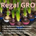 Pflanzenregal - Gartenregal - Lageregal - Blumenständer Metall - Drahtgitterböden - Frühbeet - Leiterregal GRO, 90x30x106, 2 Stück, grün - Pflanzenständer für Gewächshaus Balkon - Thumbnail 8