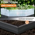 Garantia Ergo Hochbeet Turbo L 75 Wood – Hochbeet Kunststoff für Garten groß – Modulares Stecksystem sechseckig in Holzoptik – Pflanzbeet Outdoor für Gemüse, Kräuter oder Blumen - Thumbnail 5