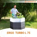 Garantia Ergo Hochbeet Turbo L 75 Wood – Hochbeet Kunststoff für Garten groß – Modulares Stecksystem sechseckig in Holzoptik – Pflanzbeet Outdoor für Gemüse, Kräuter oder Blumen - Thumbnail 2