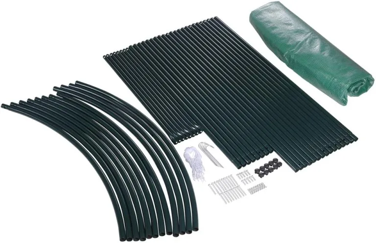 Gardebruk® Foliengewächshaus 7m² aufrollbare Tür 6 Fenster Treibhaus Tomatenhaus Folientunnel Anzucht 350x200x200cm – Bild 6