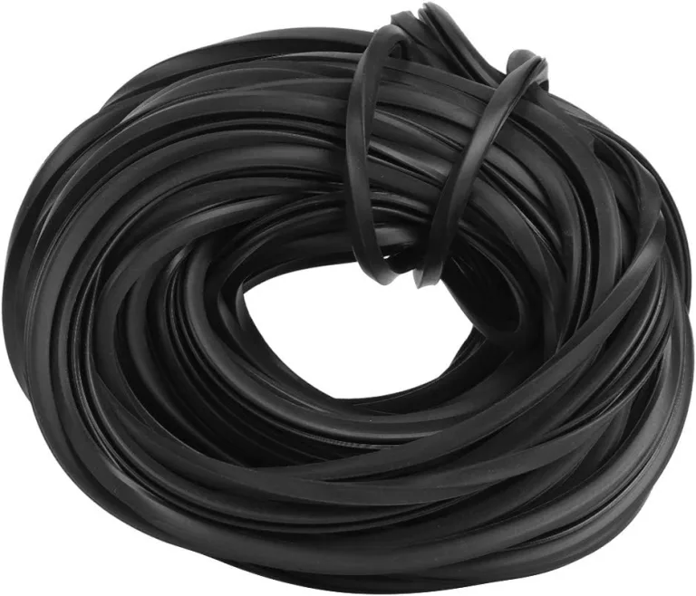 Gummidichtungsstreifen, Schwarzer Gewächshaus-Gummistreifen, Glasdichtung, Gummileitung, Kabel, Gewächshaus-Zubehör, Zubehör für Wetterfeste Dichtung (18 Meter) – Bild 6
