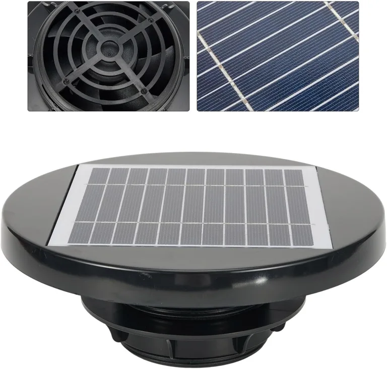 Solarbetriebener Ventilator,Solar Ventilator Solarbetriebener Dachventilator Loft-Ventilator Wasserdichter Abluftventilator für Boot Wohnwagen Gewächshaus Schuppen – Bild 3