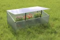 NATIV Frühbeet aus 1 mm dicken Aluminium, Hochbeet Abdeckung mit arretierbarem Dach, Frühbeetkasten mit Polycarbonatplatten, Frühbeetaufsatz für Hochbeet 100 x 60 cm, Mini Gewächshaus - Thumbnail 8