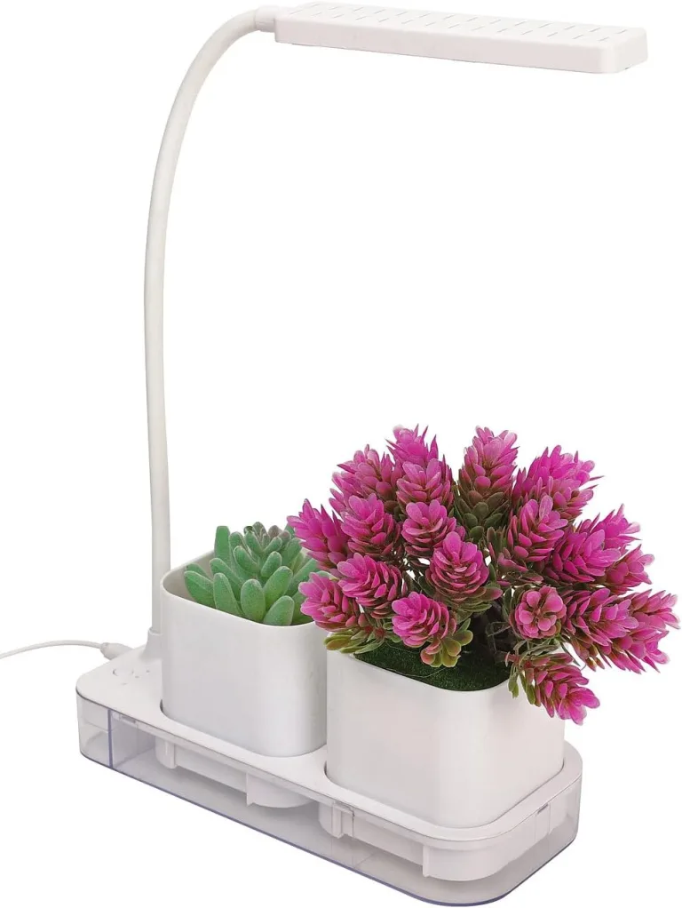 PEARL Mini Gewächshaus: 2er-Set Gewächs- & Anzucht-Station,2Töpfe,Wachstums-LEDs & Wassertank (Anzuchtlampe, Anzuchtsystem, LED Blumentopf) – Bild 4