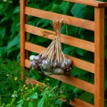 dobar® Rankgitter-Aufsatz aus Holz - Rankgitter für Hochbeet Kubus 2.0-78 x 5 x 78 cm - Braun - Thumbnail 6