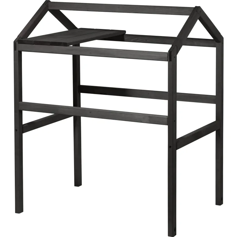 dobar® Rankturm-Aufsatz für Tomaten und Erdbeeren mit Ablage - Rankturm Holz für Hochbeet Kubus 2.0-74 x 54 x 89 cm - Anthrazit – Bild 1