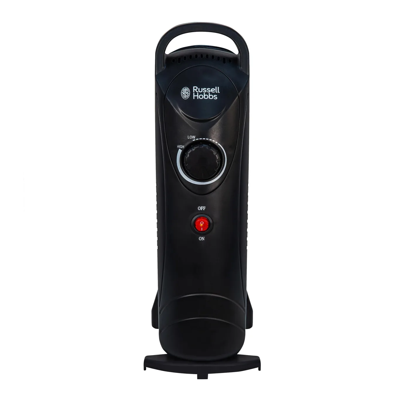 Russell Hobbs RHOFR3001, 650 W, ölgefüllte, tragbare Elektroheizung, 5 Lamellen, schwarz, einstellbarer Thermostat, Sicherheitsabschaltung, 10 m², Raumgröße - Bild 1