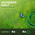 Folien-Gewächshaus Cicata Tomatengewächshaus Winterfest, Folientunnel für Aufzucht, 3x2x2 m groß, grün, 6 Fenster, Insektennetz, Rund, Mehrweg, Gitternetzfolie - Thumbnail 4