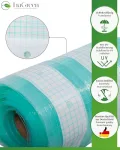 EraGreen Gitterfolie 2m x 5m - 280g/m² reißfeste Gewächshaus Folie mit Nagelrand, hoch UV-Stabil Gartenfolie für Tomatenhaus und Frühbeet, Gewebefolie - Thumbnail 9
